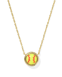 Kendra Scott Softball Pendant Necklace