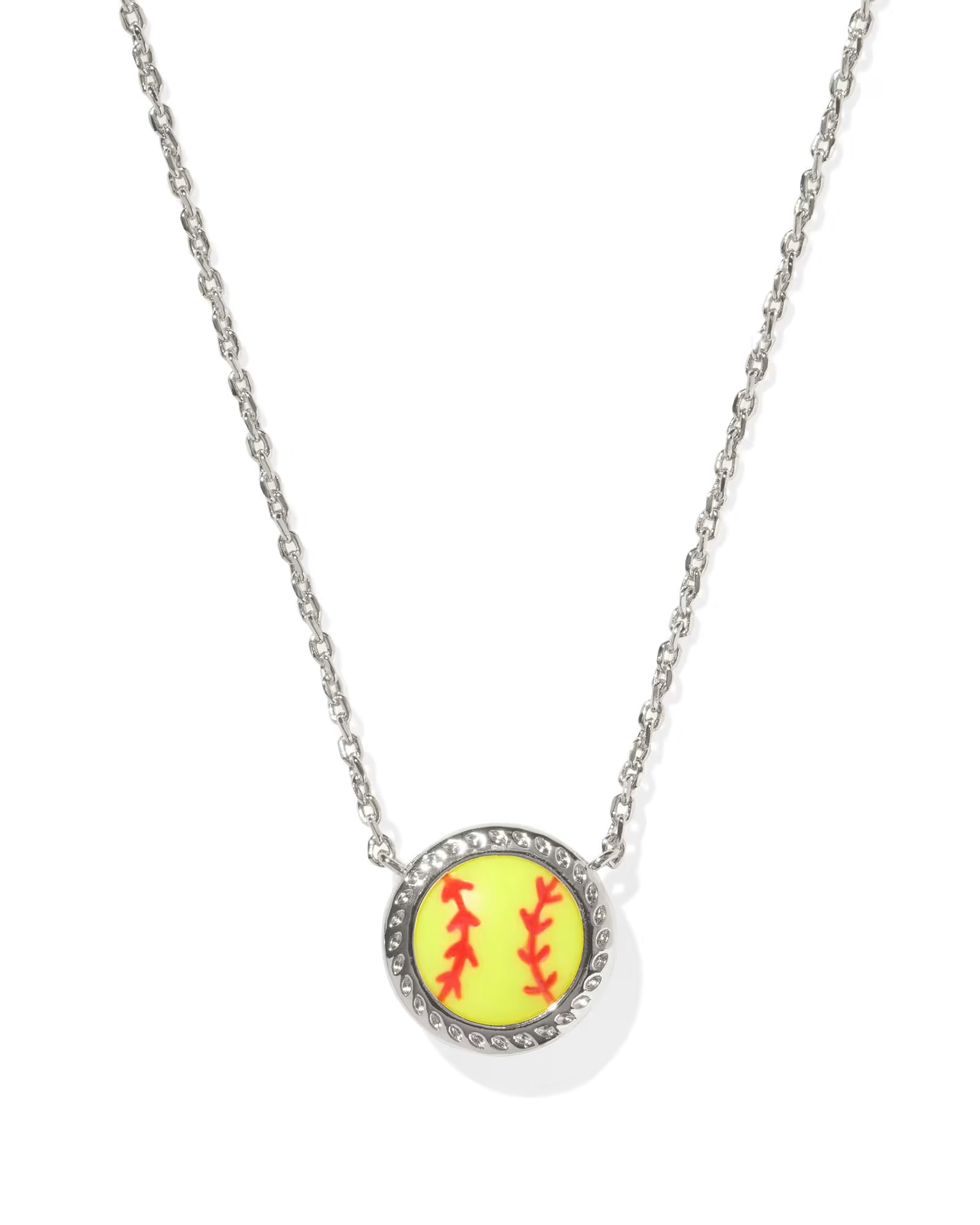 Kendra Scott Softball Short Pendant Necklace