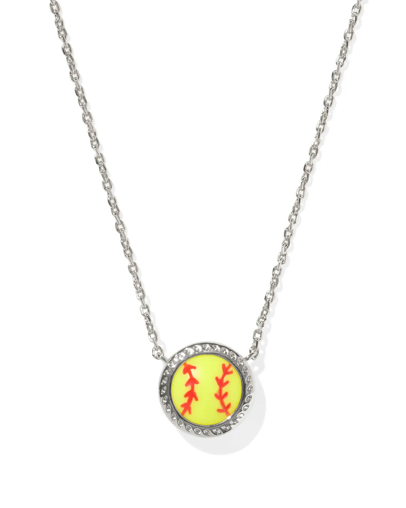 Kendra Scott Softball Pendant Necklace