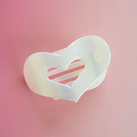 Mother of Pearl Heart Clip