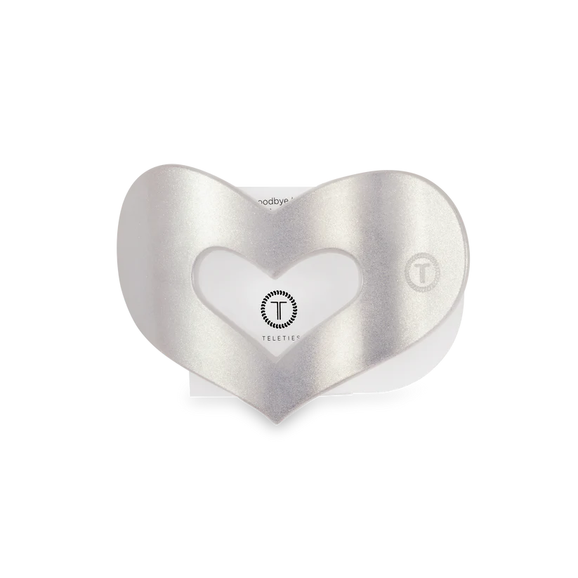 Mother of Pearl Heart Clip