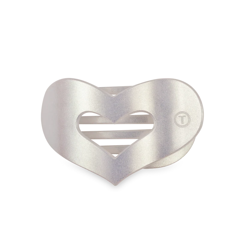Mother of Pearl Heart Clip