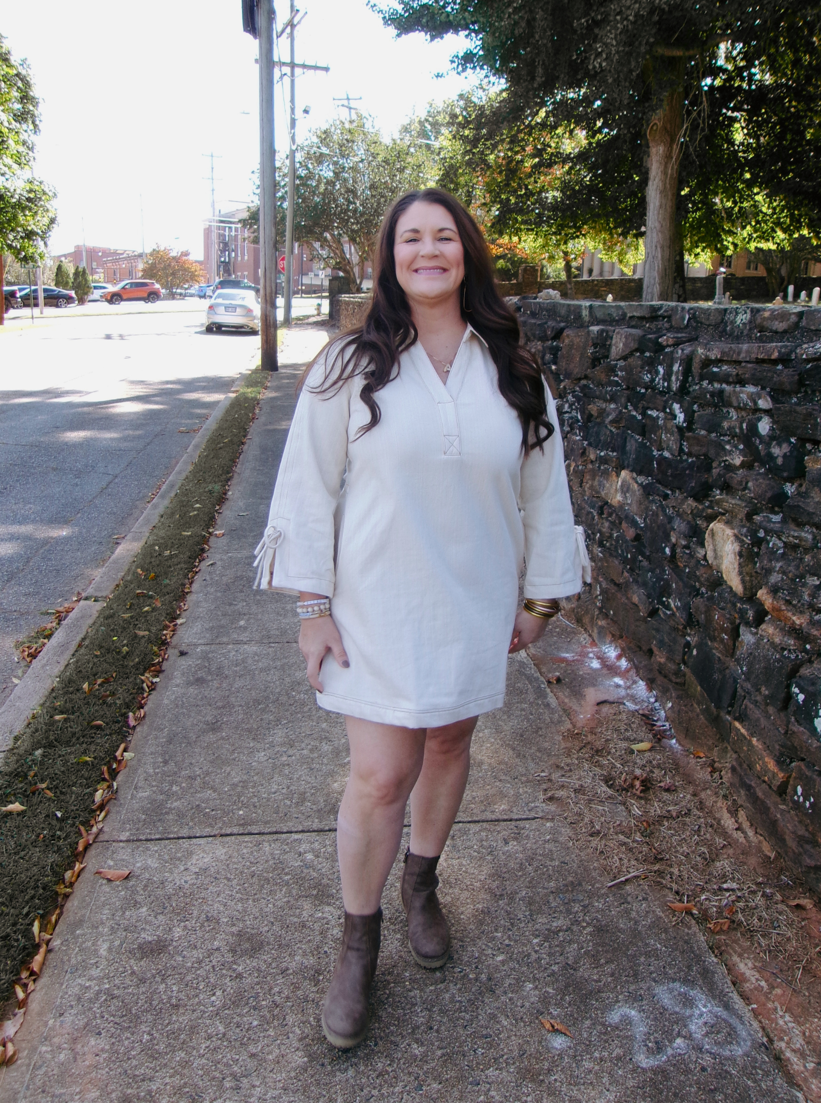 corduroy dress, white dress, v neck dress, mini dress, fall dress, thanksgiving dress, corduroy mini dress