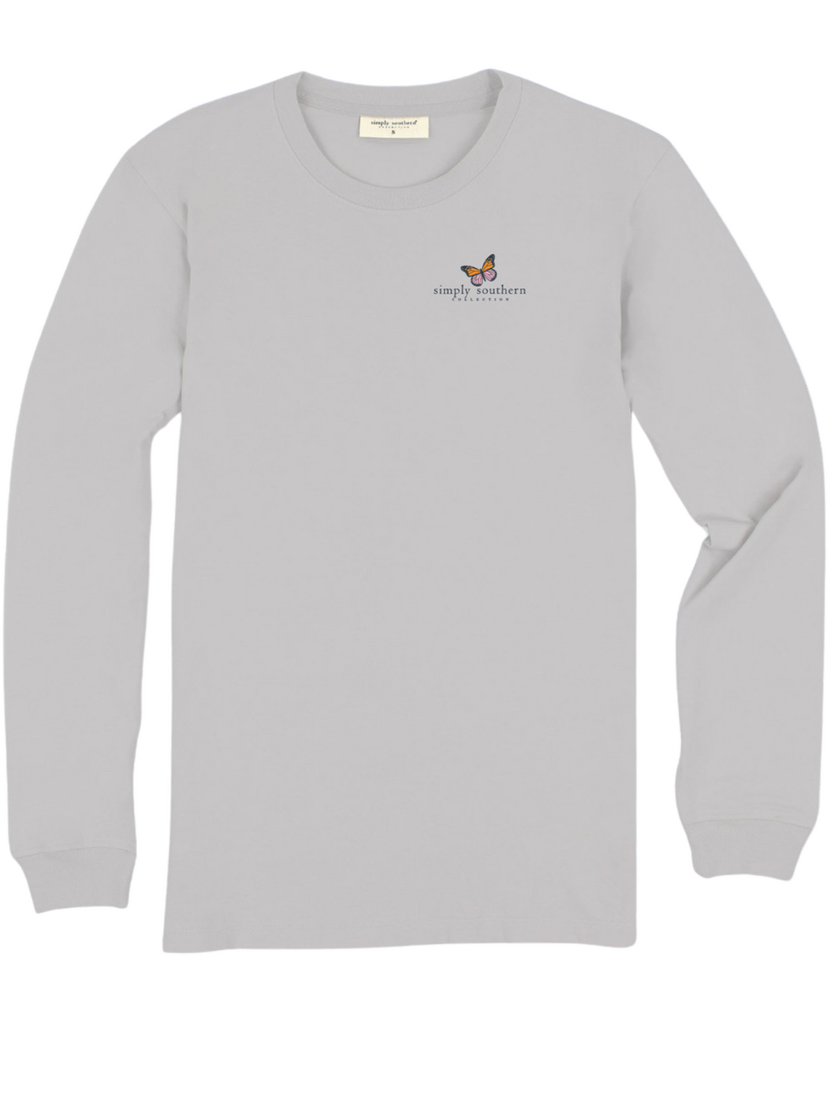 wild flowers tee, butterflies tee, simply southern tee, long sleeve tee, graphic tee, fall shirt