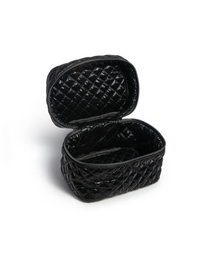 Black Cosmetic Travel Case by Living Royal