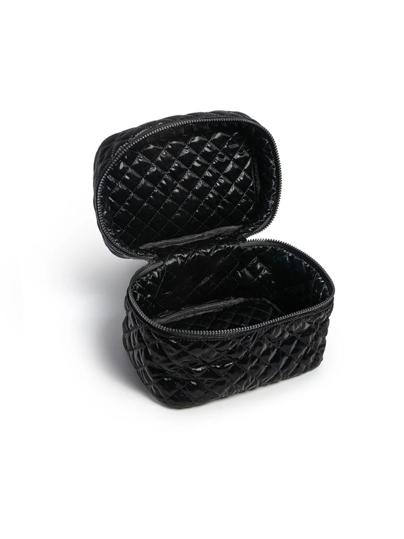 Black Cosmetic Travel Case by Living Royal
