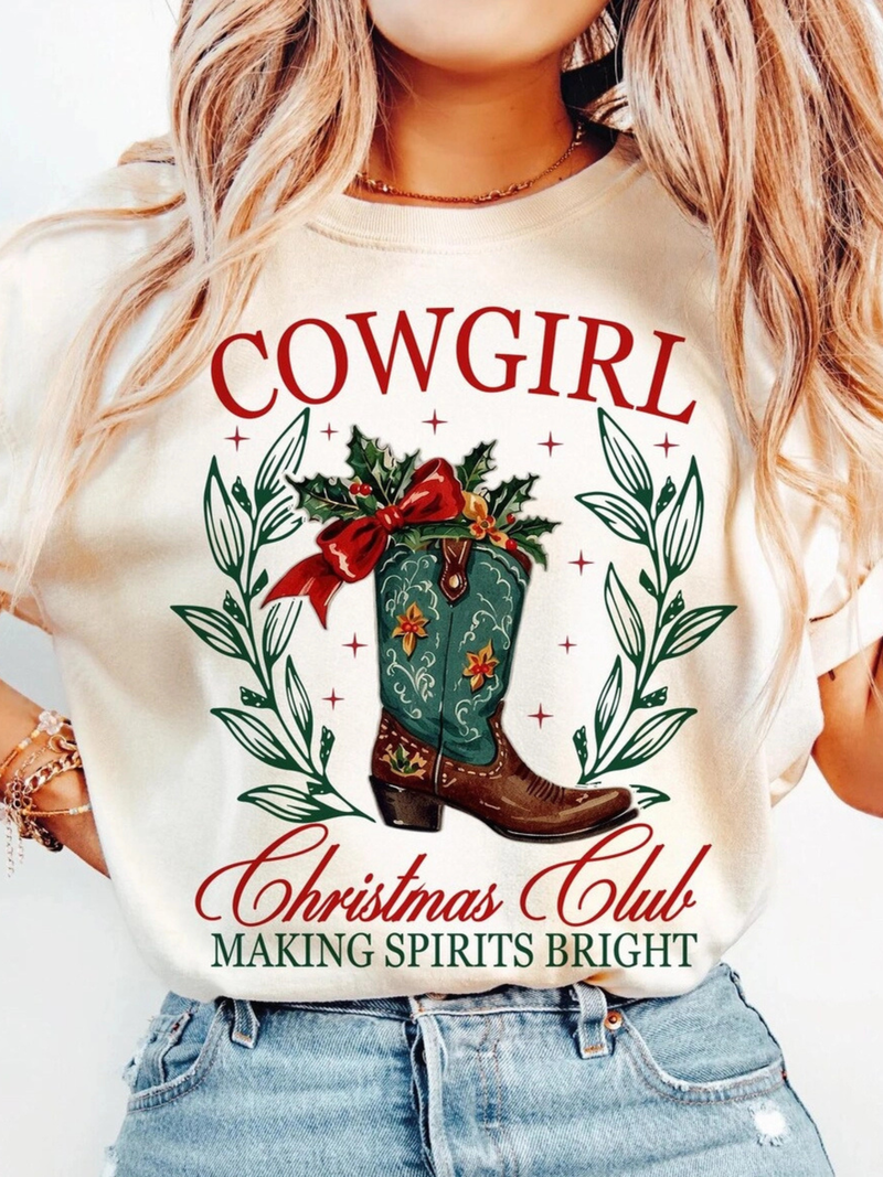 Cowgirl Christmas Tee *FINAL SALE*
