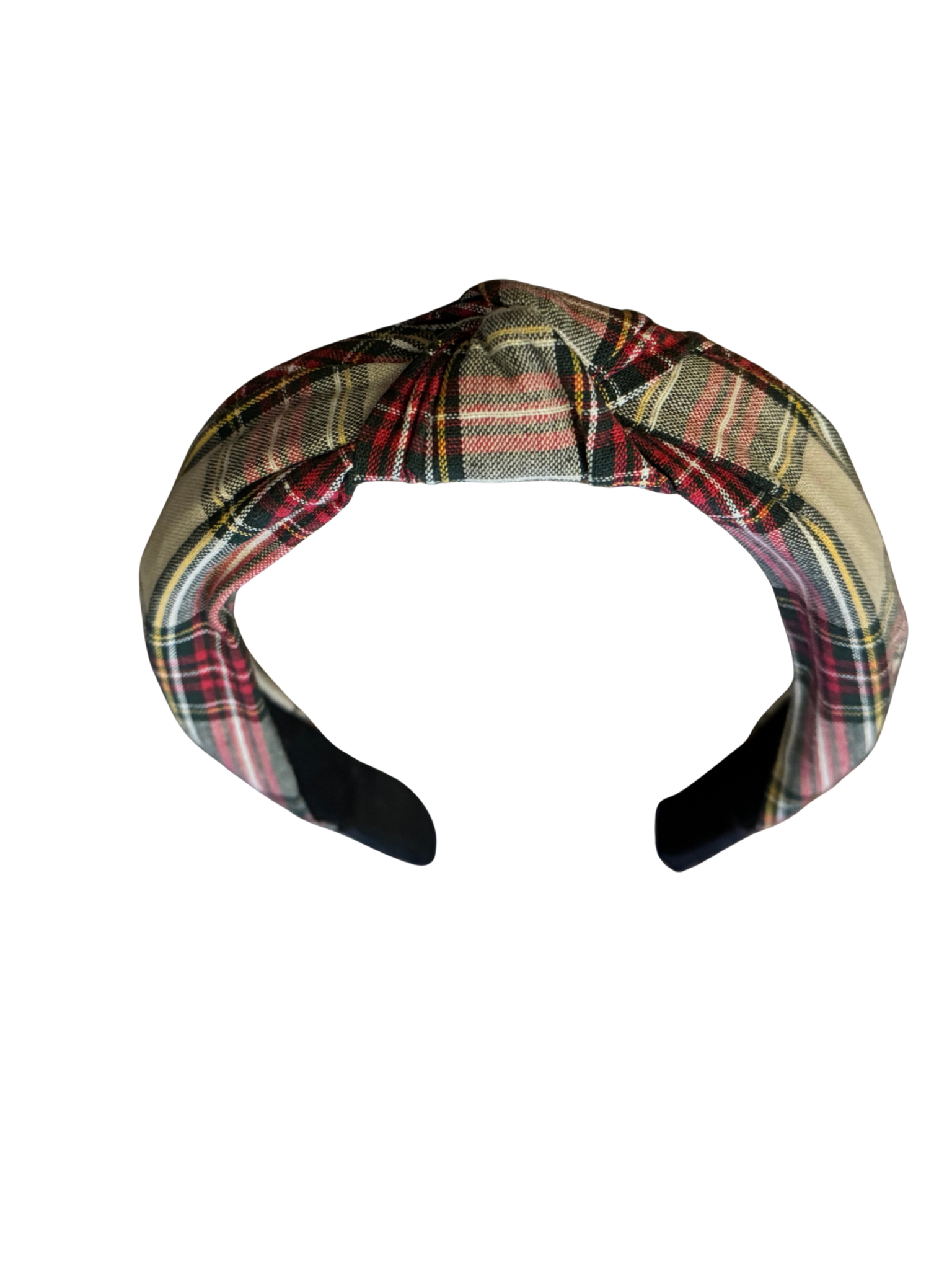 Holiday Plaid Top Knot Headband*FINAL SALE