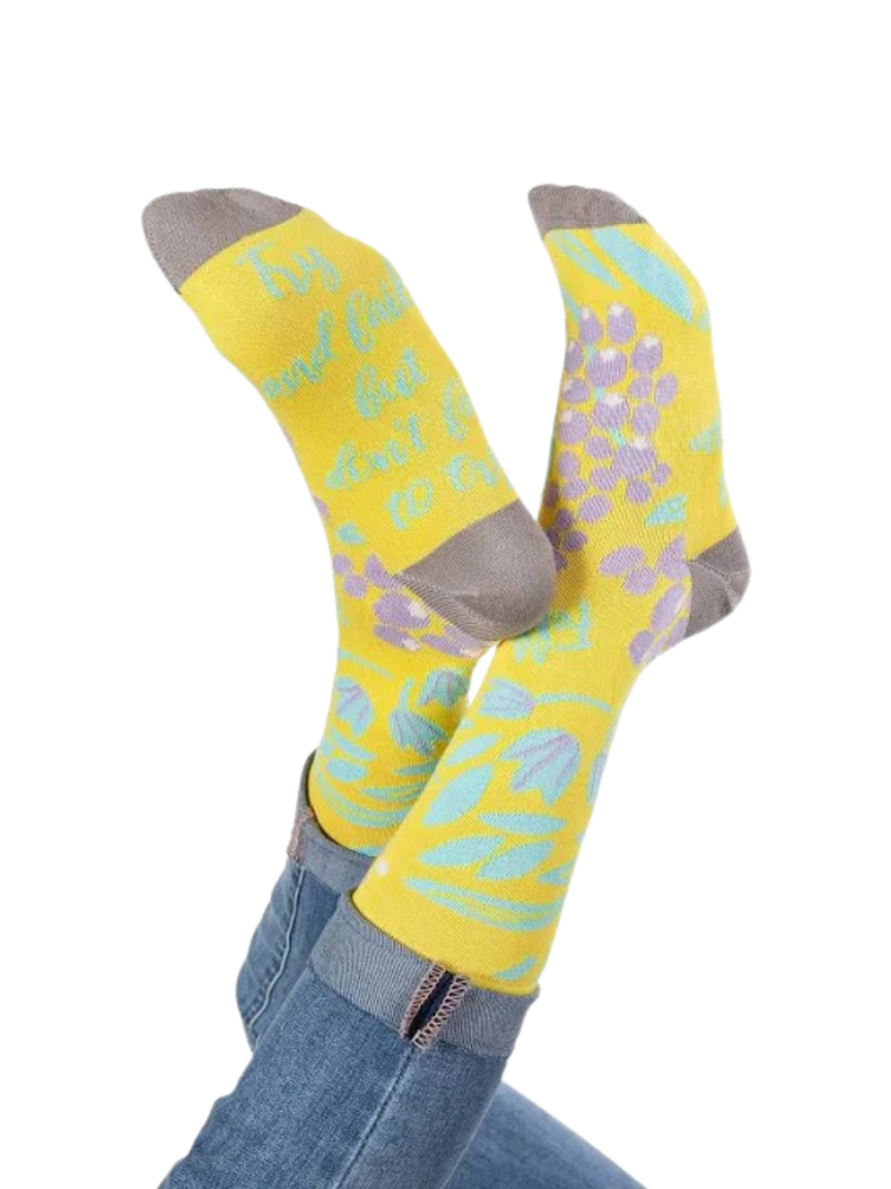 Febb's Boutique Crew Socks-Don't Fail to Try