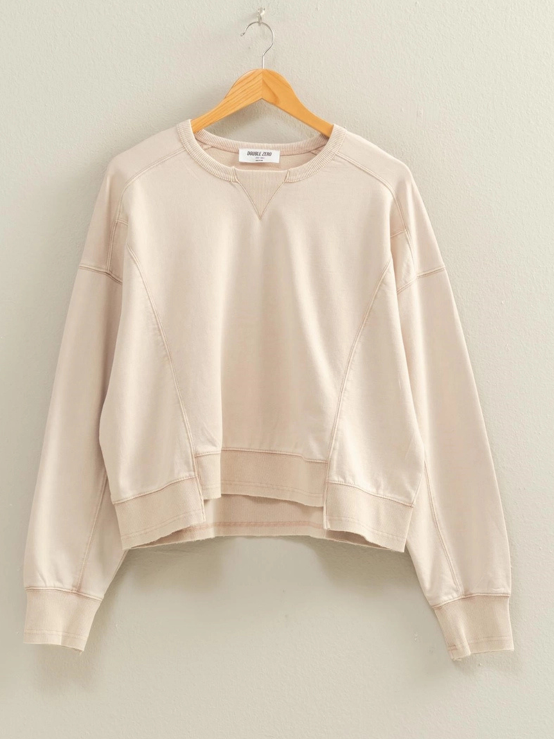 Sammi's Raw Hem Pullover