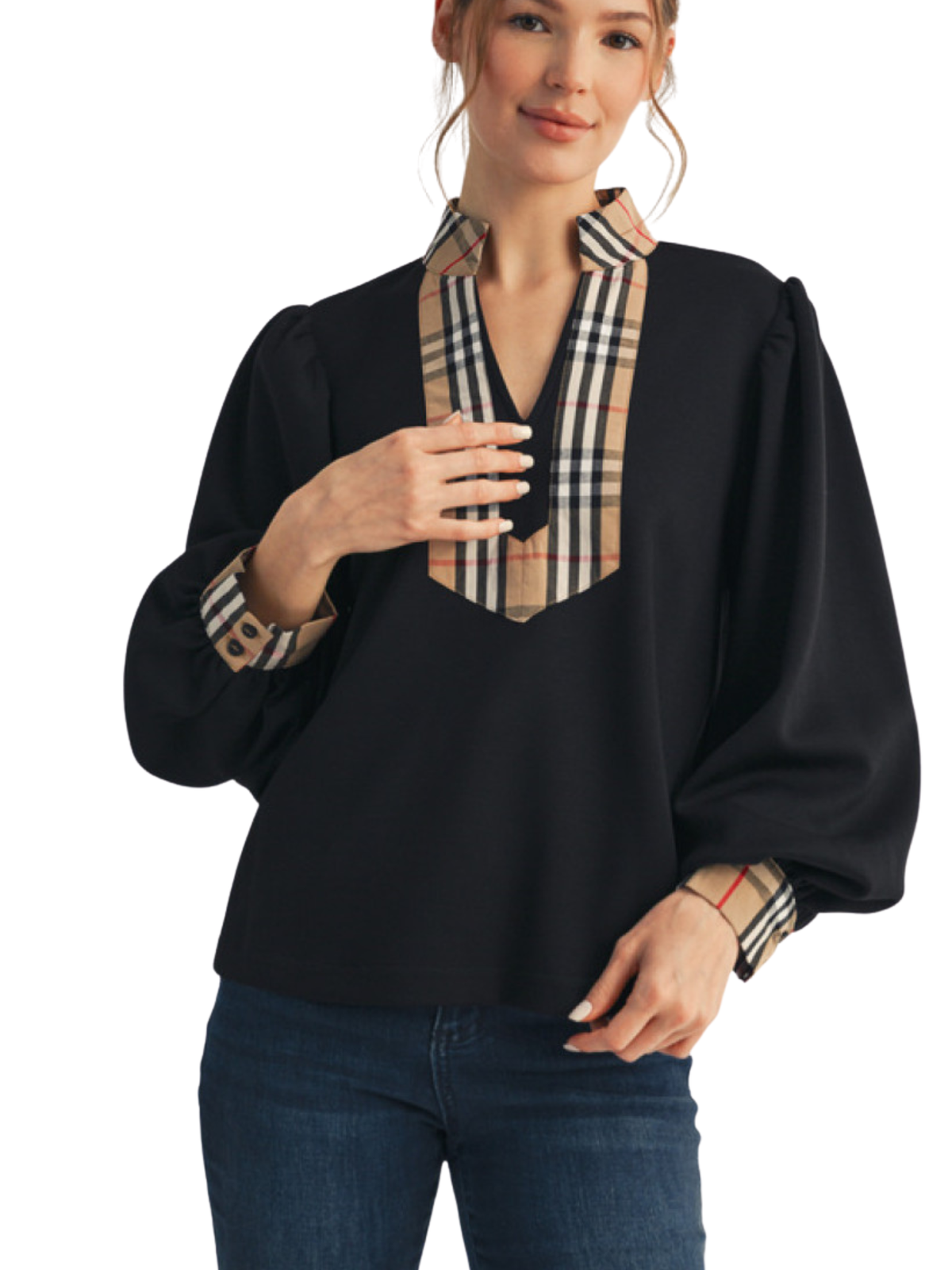 Judy's Mock Neck Top