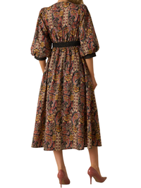 Libbie's Floral Paisley Maxi Dress