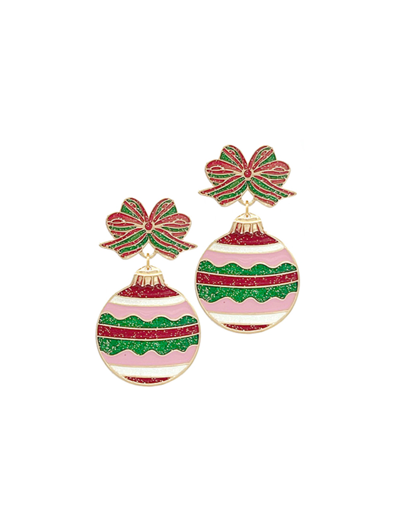 Bow Ornament Earrings