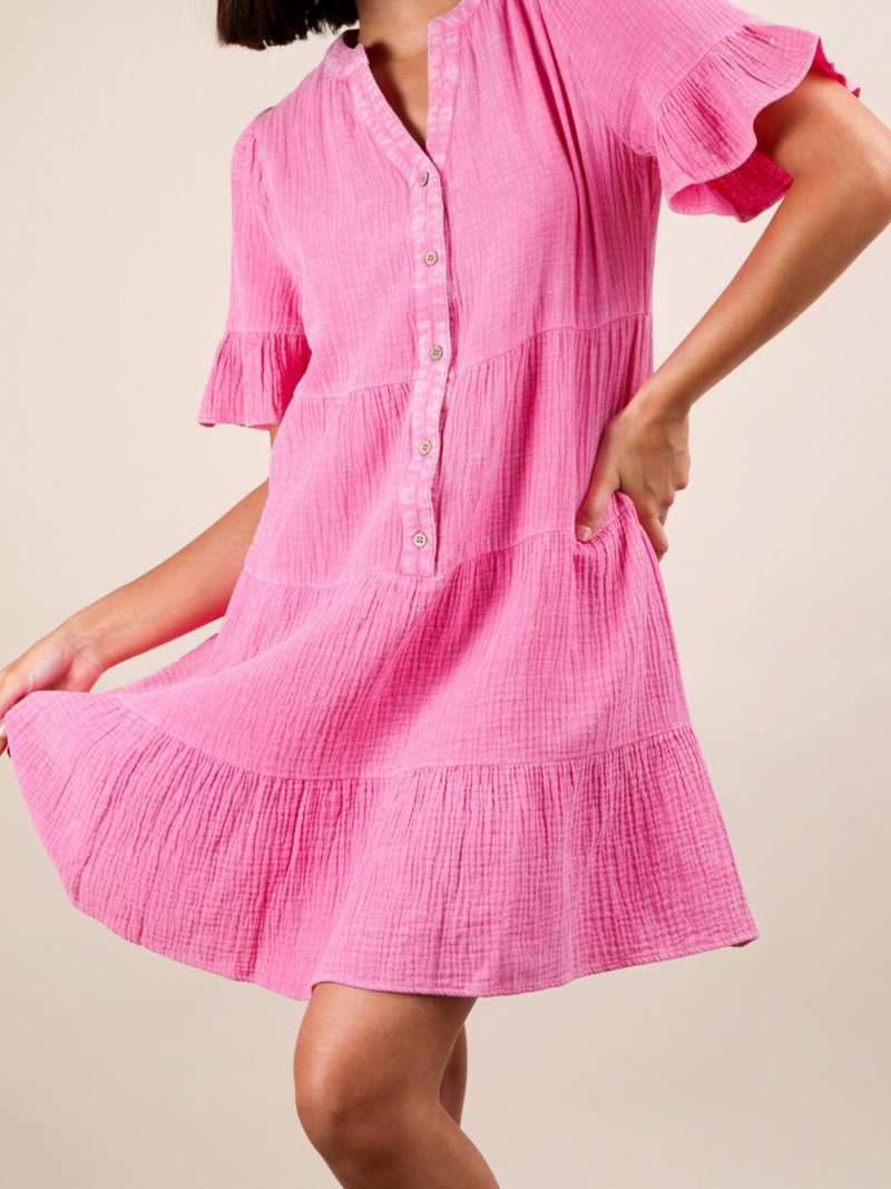 Baby Doll Pink Dress*FINAL SALE