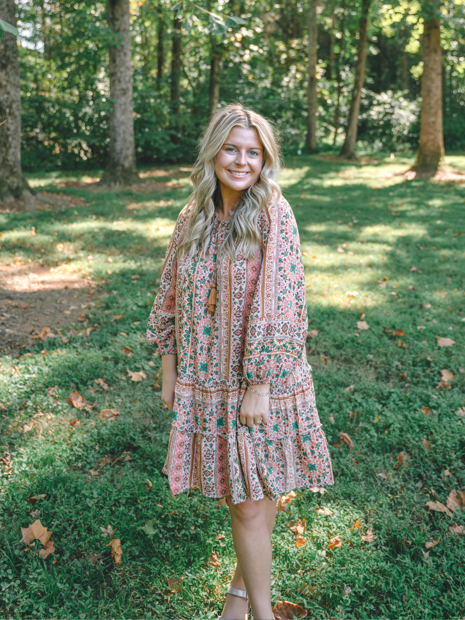 Alexis Fall Floral Dress*Final Sale M Alexis Fall Floral Dress*Final Sale M