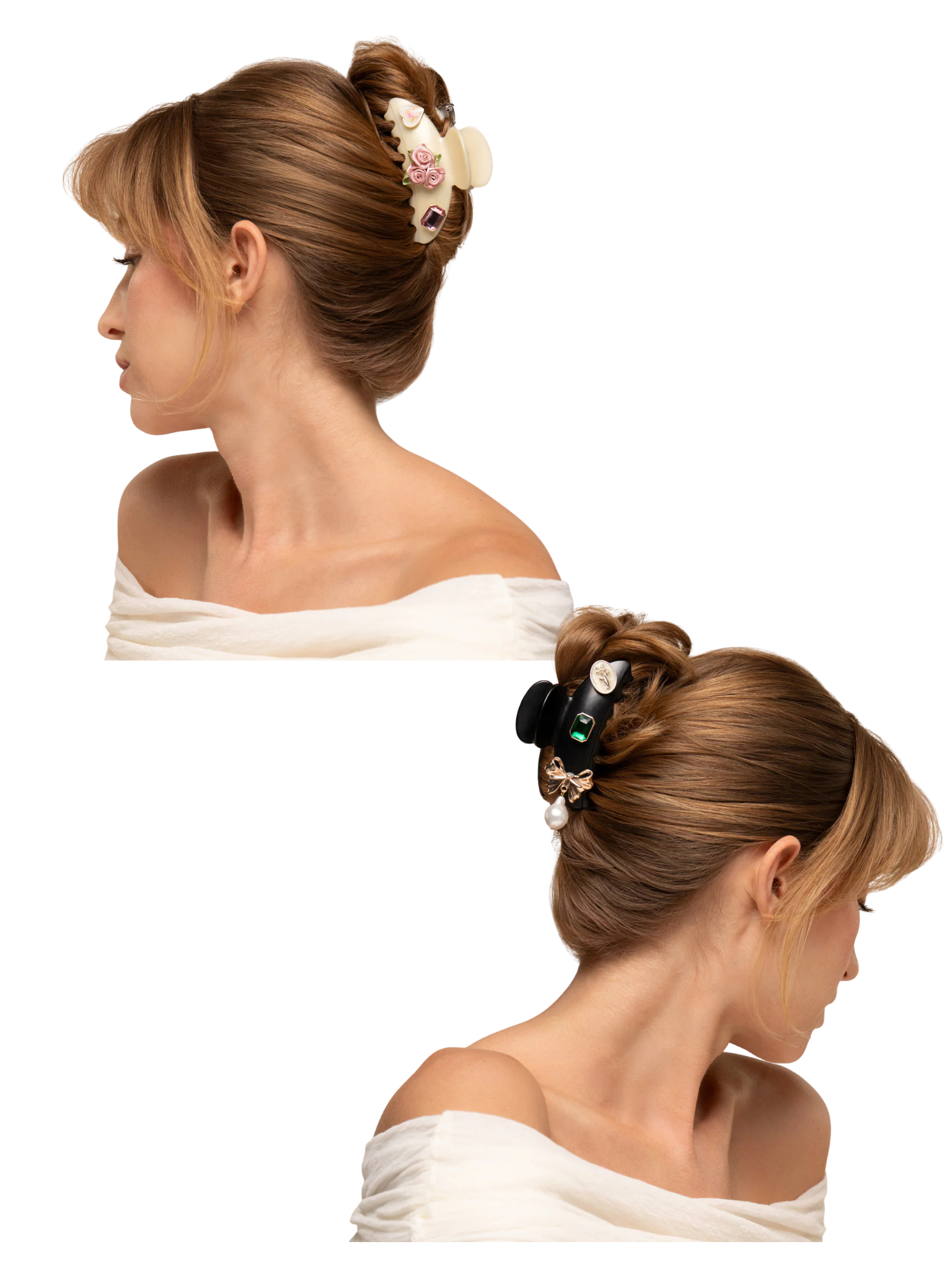 KitschPop™️ Curved Claw Clip & Charms