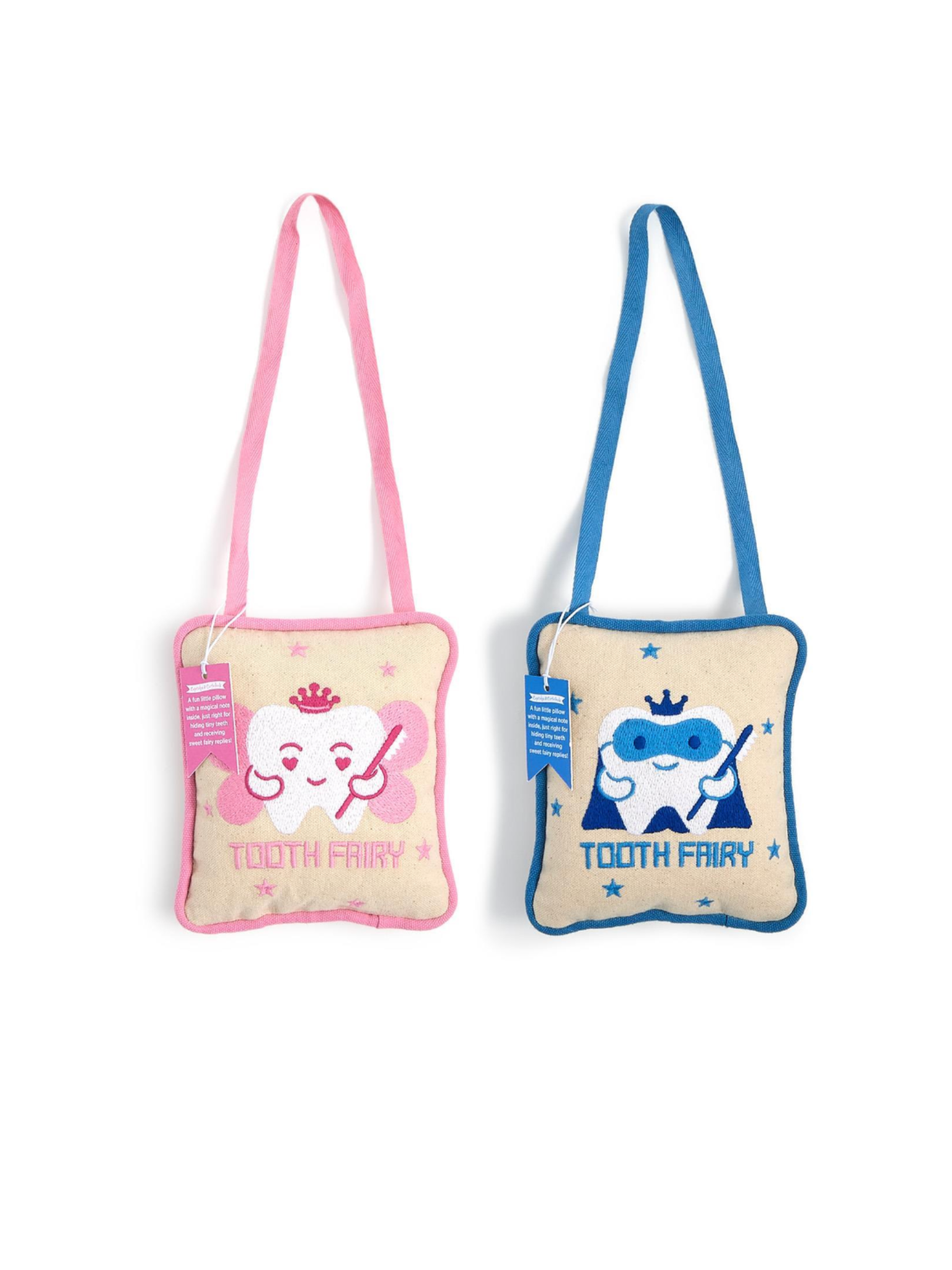 Tooth Fairy Embroidered Pillow Door Hanger Decor