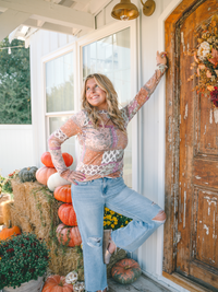 Fall Boho Patchwork Top