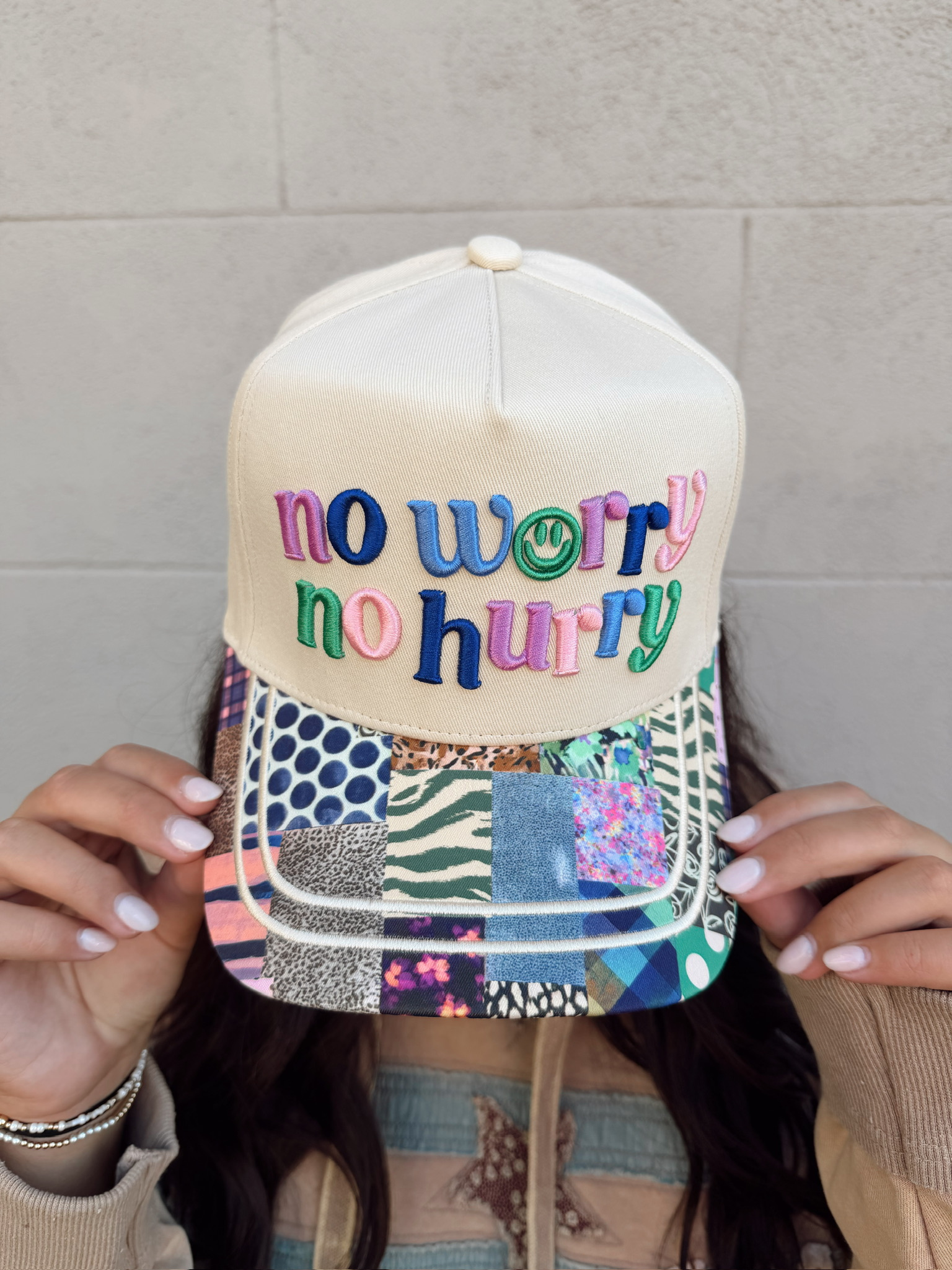 No Worry No Hurry Trucker Hat