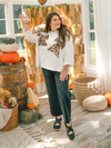 Leopard Bow Top