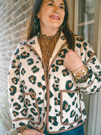 Sassy Leopard Quilted Jacket