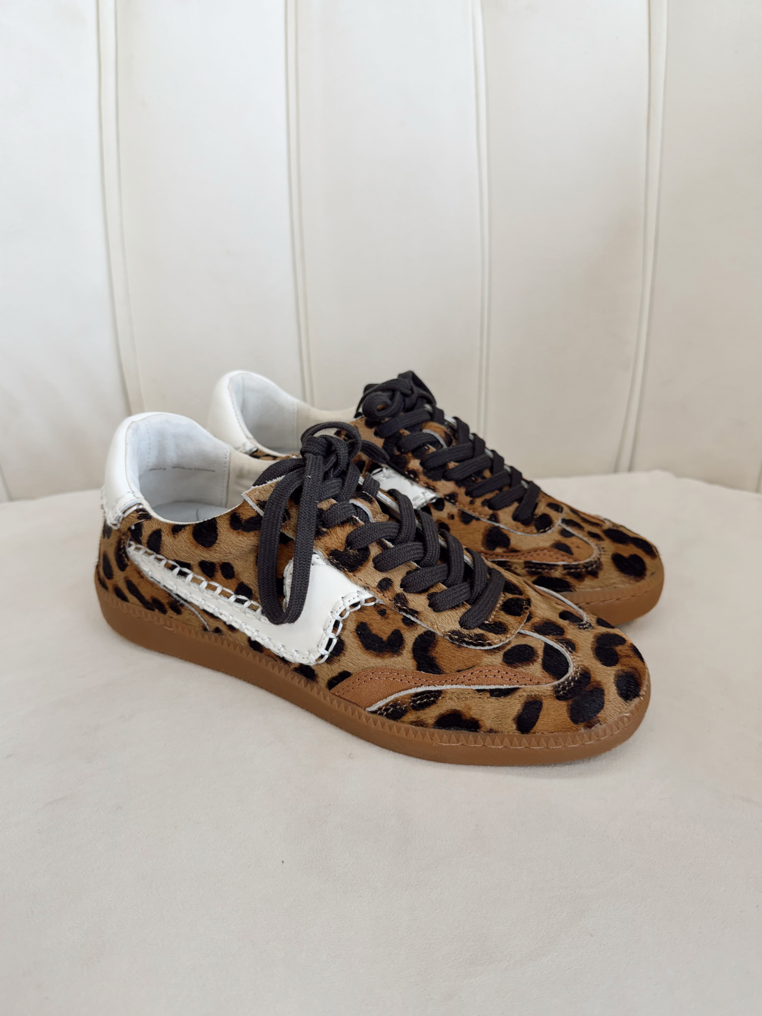 dolce vita Notice Stitch Sneakers Dk Leopard Calf Hair