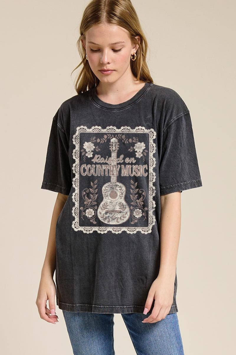 Raised on Country Music Tee