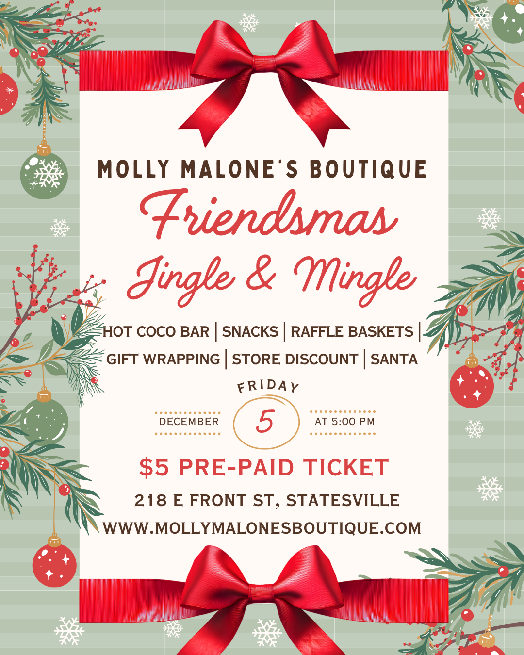 Friendsmas Jingle & Mingle