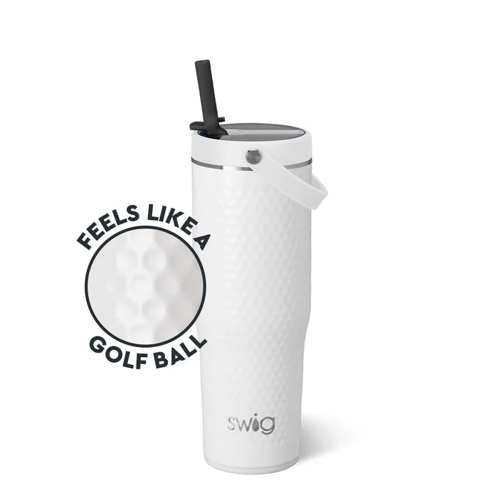 Swig White Golf  Ball To-Go Tumbler 30oz