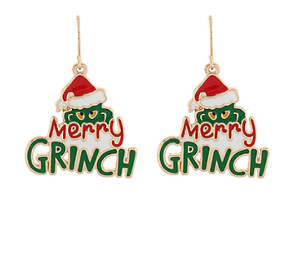 Grinch Earrings