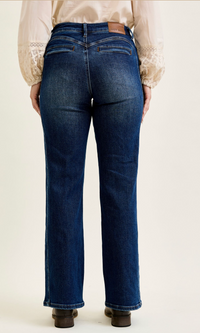 Mid Rise Alex Bootcut Jeans with Cowgirl Seaming