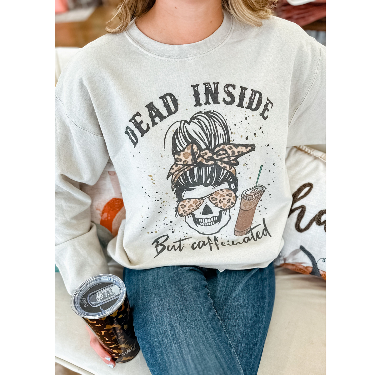 Dead Inside Graphic Sweatshirt *Final Sale*