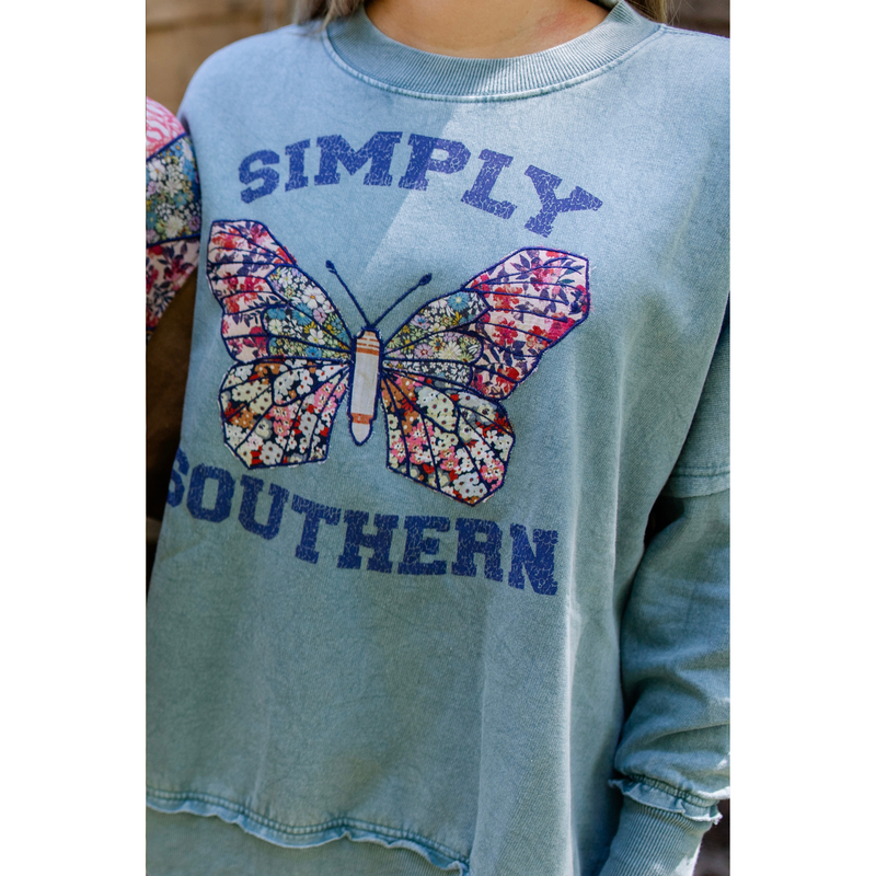 Butterfly Simply Southern Pullover