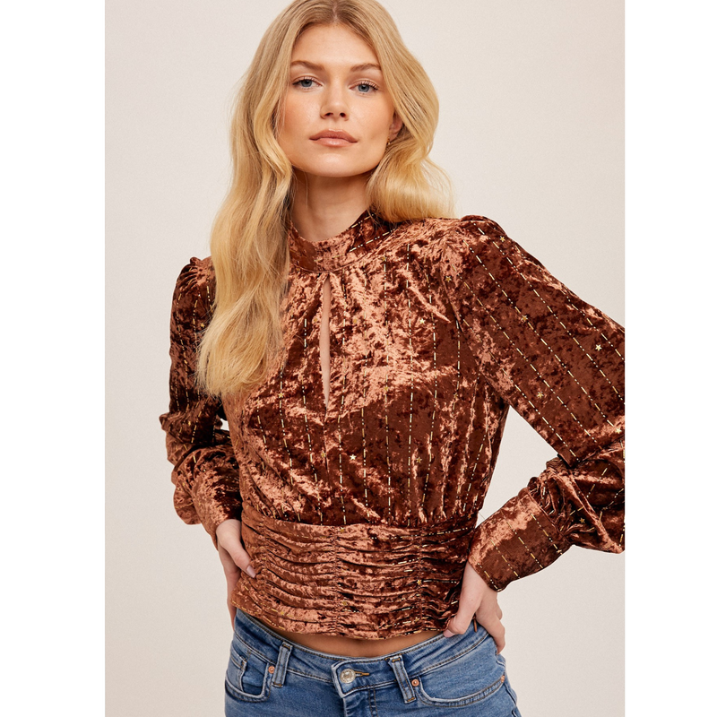 The Sassy Velvet Top