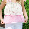 Pretty Pink Flowers Top *FINAL SALE*