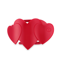Valetines Day Heart Clip by Teleties red 2
