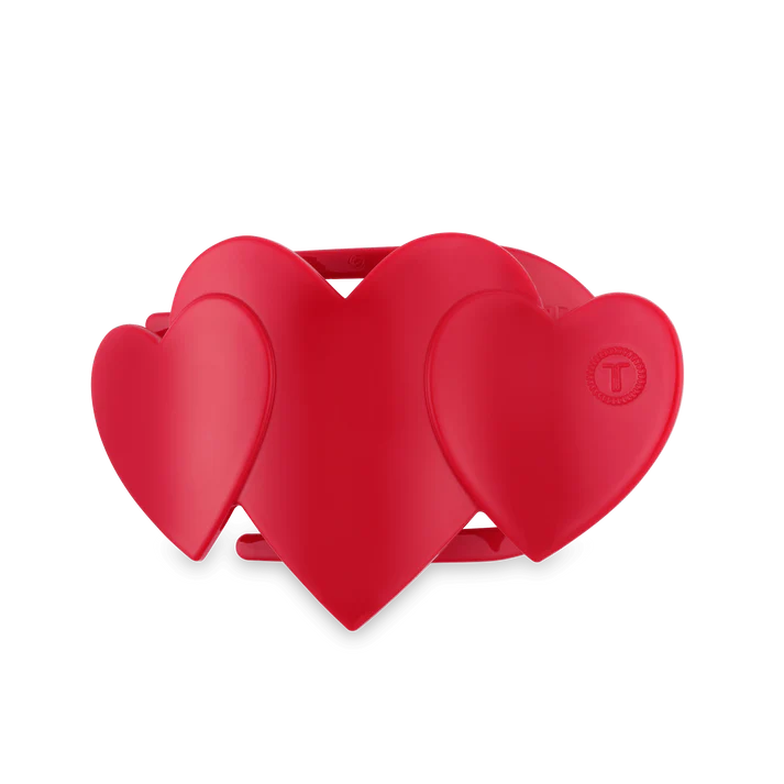 Valetines Day Heart Clip by Teleties red 2