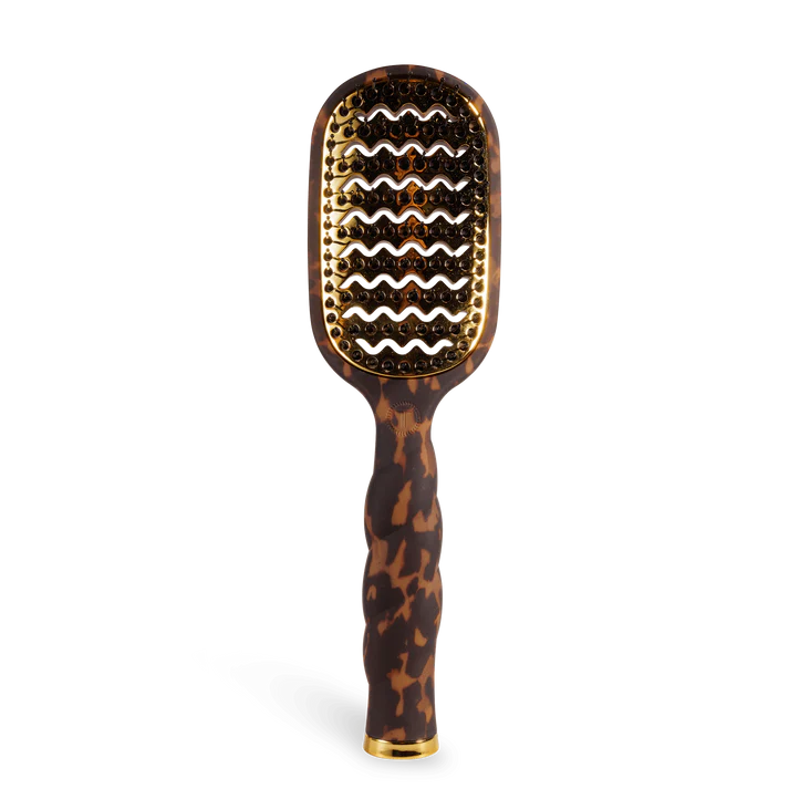 Vented Hairbrush by Teleties tortoise
