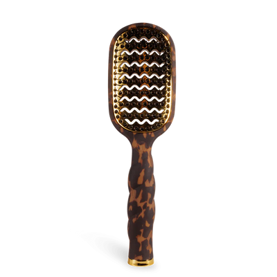 Vented Hairbrush by Teleties tortoise