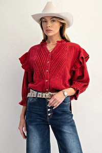 Take Me to Town Blouse by Easel