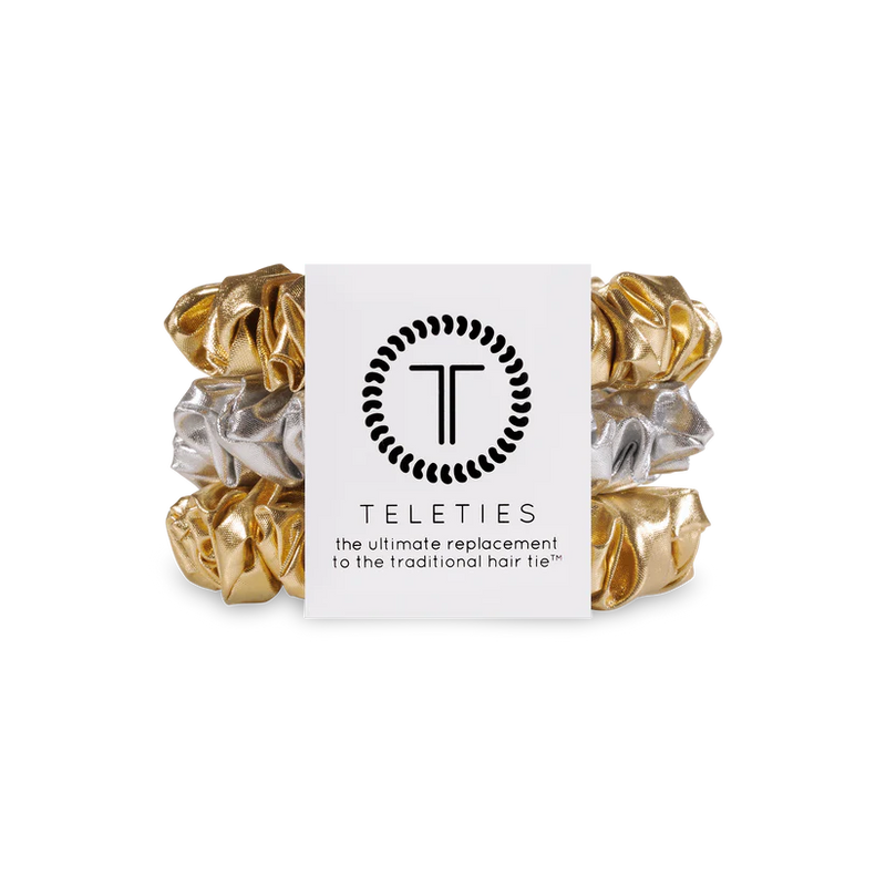 Teleties Holiday Silk Scrunchies