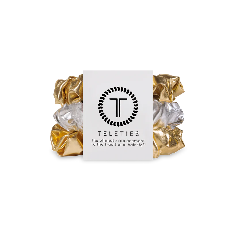 Teleties Holiday Silk Scrunchies