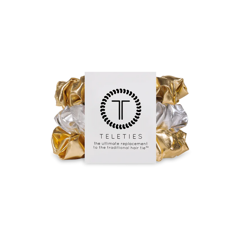 Teleties Holiday Silk Scrunchies