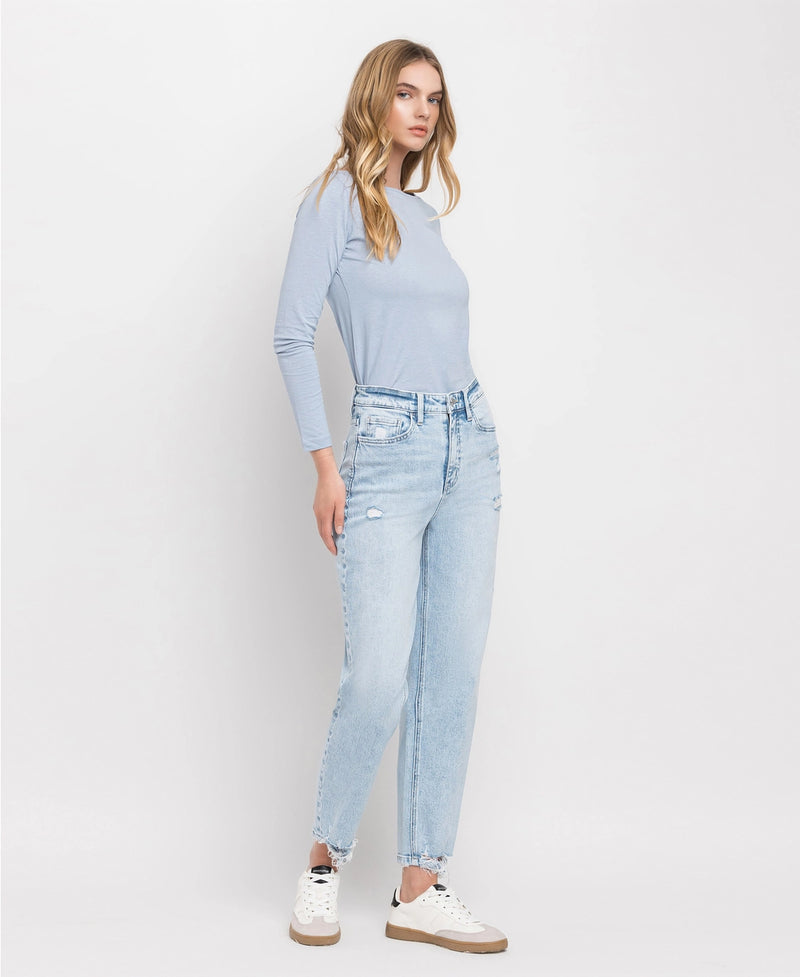 Judy's Barrel Light Wash Jeans by Flying Monkey