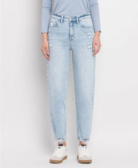 Judy's Barrel Light Wash Jeans by Flying Monkey