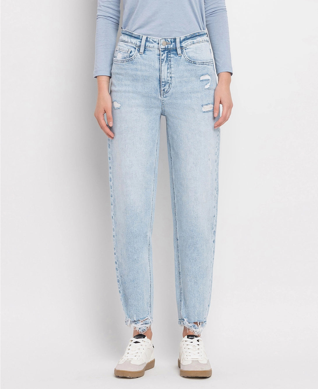 Judy's Barrel Light Wash Jeans by Flying Monkey