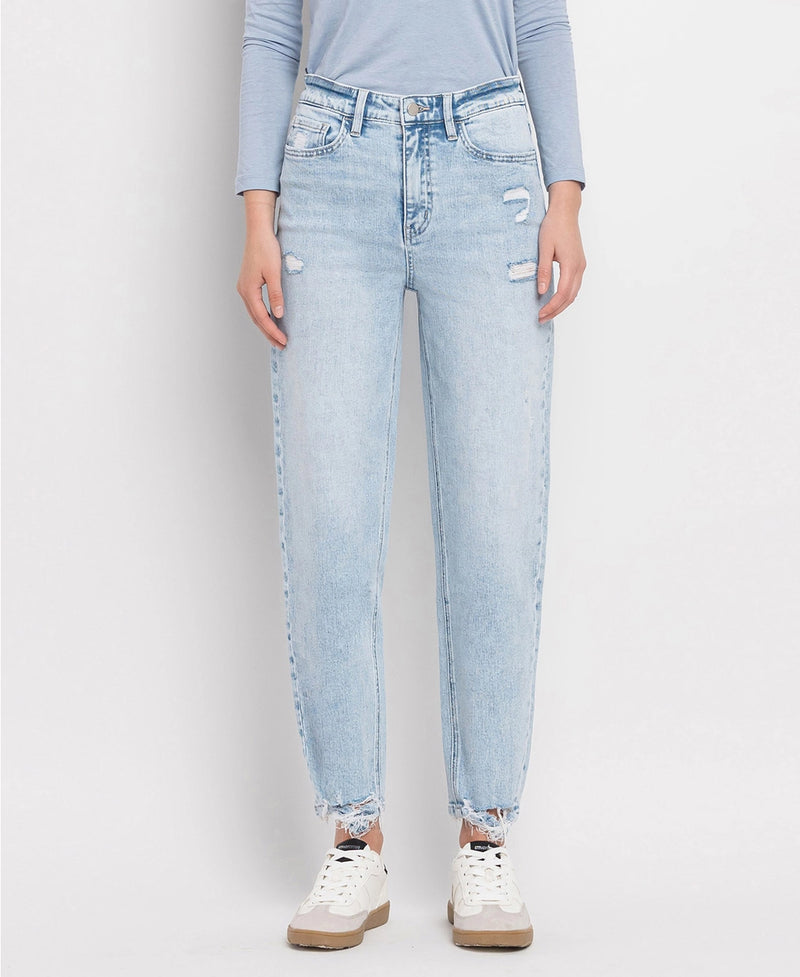 Judy's Barrel Light Wash Jeans by Flying Monkey