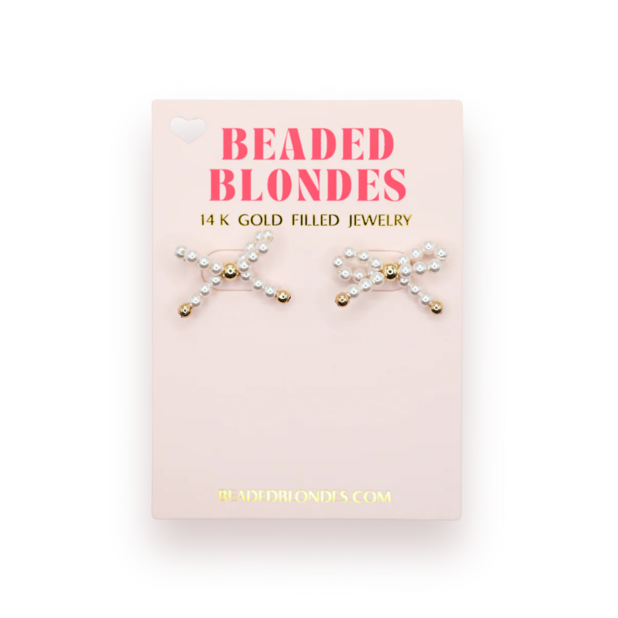 Pearl Bow Earrings