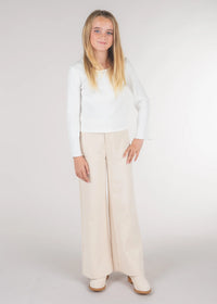 Girls Bestie Soft Wide Leg Pants by Finding Foxtale