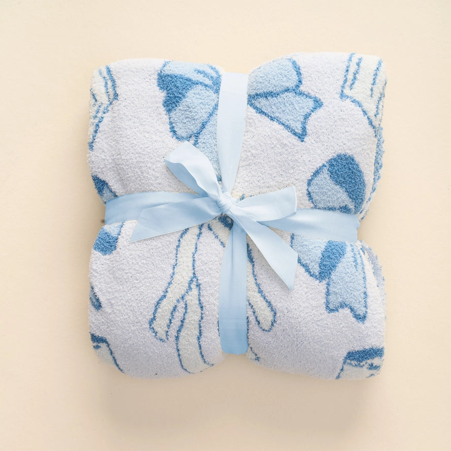 Cozy Dreams Luxe Blanket–Blushing Bows